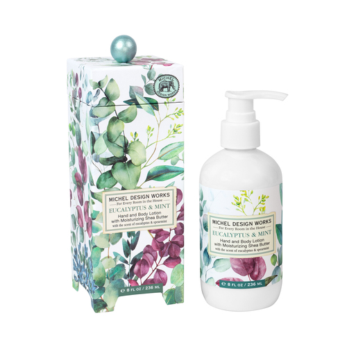 *Lotion Hand & Body Eucalyptus & Mint Michel Design Works