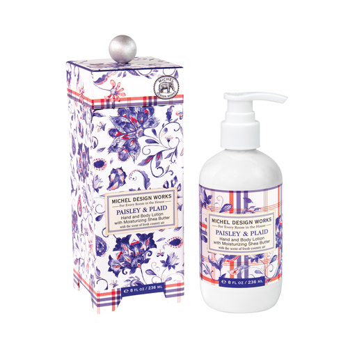 *Lotion Hand & Body Paisley & Plaid Michel Design Works