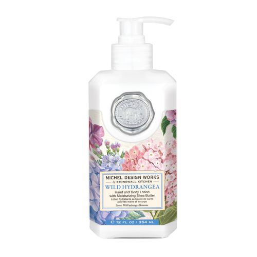 *Lotion Hand & Body Wild Hydrangea Michel Design Works