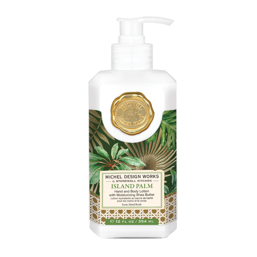 *Lotion Hand & Body Island Palm Michel Design Works