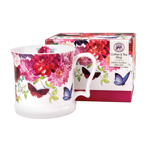 *Mug Coffee & Tea Sweet Floral Melody Michel Design Works