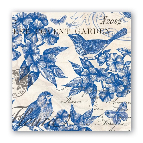*Cocktail Napkins Indigo Cotton Michel Design Works