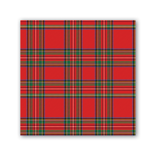 *Cocktail Napkins Tartan Michel Design Works