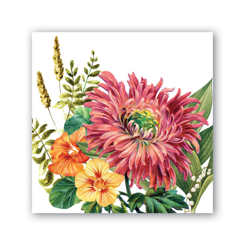 *Cocktail Napkins Dahlias Michel Design Works