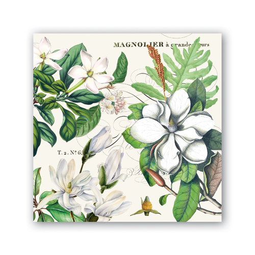 *Cocktail Napkins Magnolia Petals Michel Design Works
