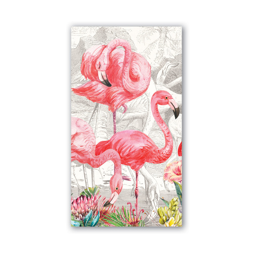 *Hostess Napkins Flamingo Michel Design Works