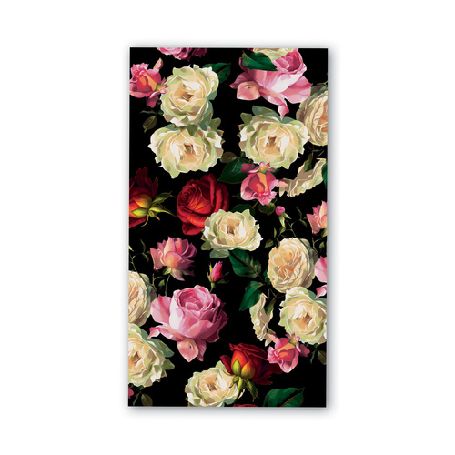 *Hostess Napkins Midnight Rose Michel Design Works