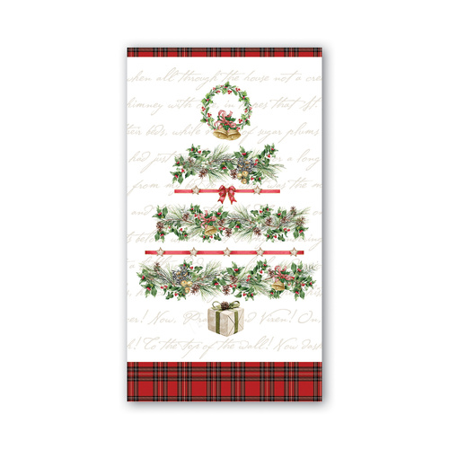*Hostess Napkins Holiday Garland Michel Design Works