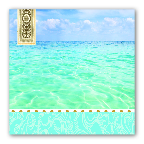 *Luncheon Napkins Beach Michel Design Works