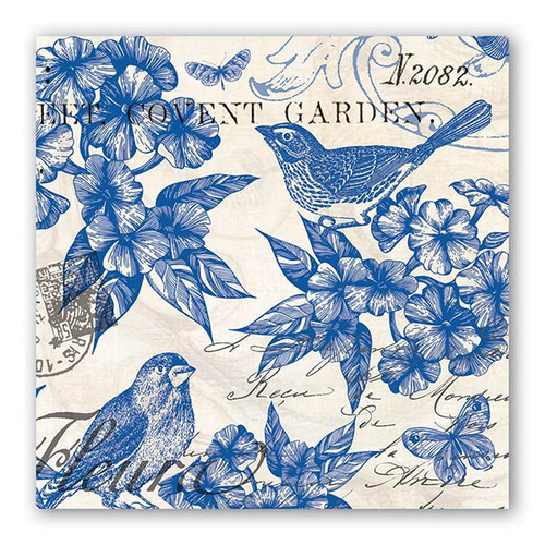 *Luncheon Napkins Indigo Cotton Michel Design Works