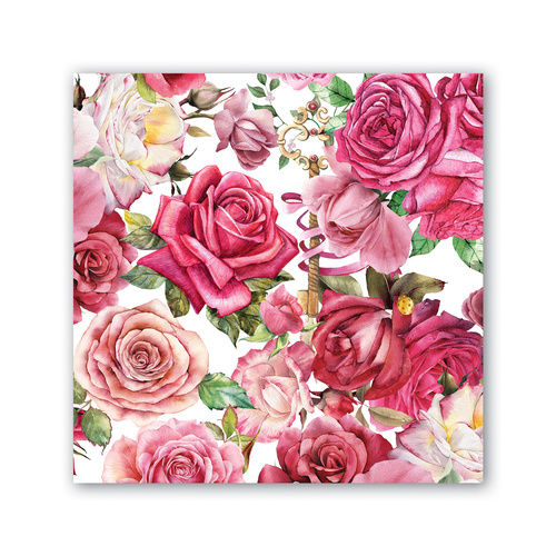 *Luncheon Napkins Royal Rose Michel Design Works