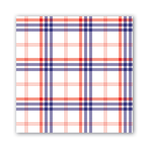 *Luncheon Napkins Paisley & Plaid  Michel Design Works