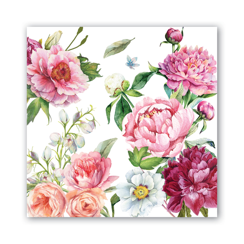 *Luncheon Napkins Blush Peony Michel Design Works