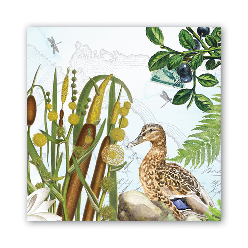 *Luncheon Napkins By The Lake Michel Design Works