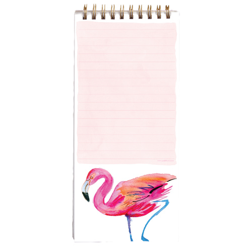 Magnetic Shopping List Flamingo
