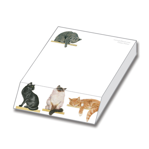 Slant Pad Cats on Shelves