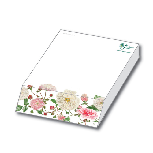 Slant Pad RHS White Roses