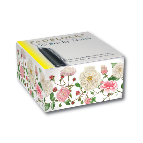 Sticky Notes RHS White Roses