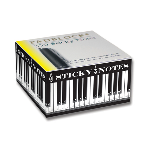 Sticky Notes Piano Keys