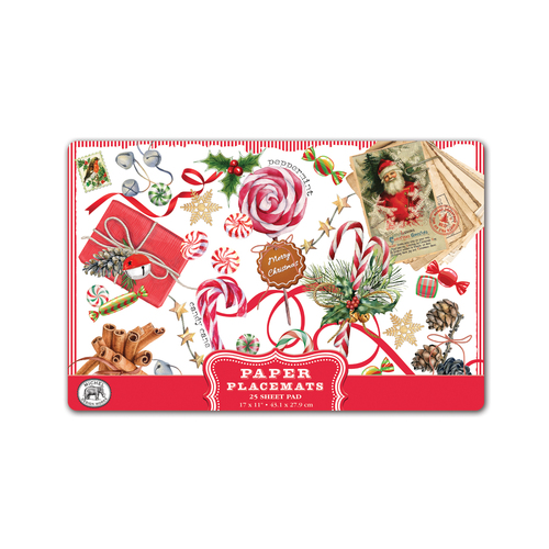 *Paper Placemats Peppermint Michel Design Works