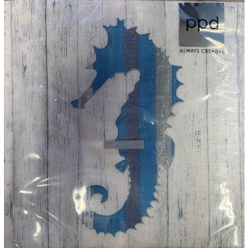 PPD Luncheon Napkins -Seahorse