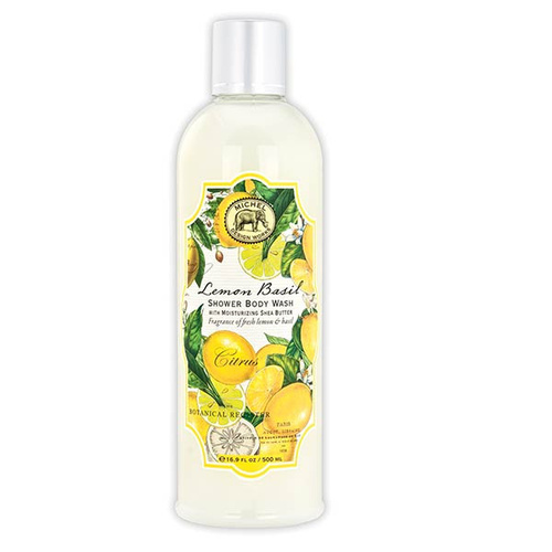 *Shower Body Wash Lemon Basil Michel Design Works