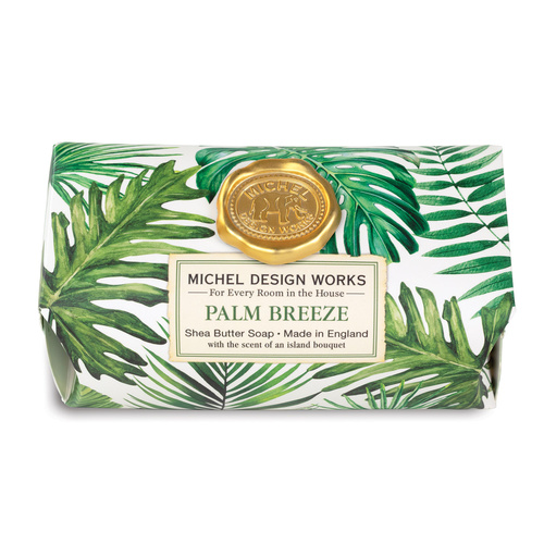 *Large Soap Bar Palm Breeze Michel Design Works