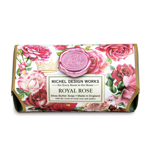 *Large Soap Bar Royal Rose Michel Design Works