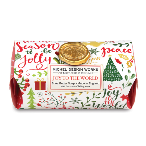 *Large Soap Bar Joy to the World Michel Design Works