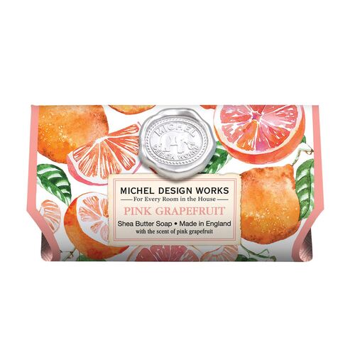 *Large Soap Bar Pink Grapefruit Michel Design Works