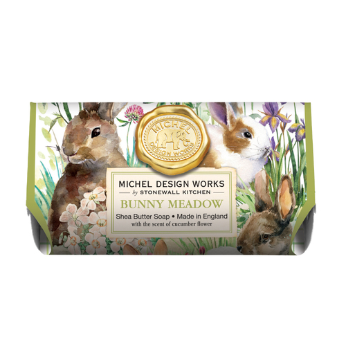 *Large Soap Bar Bunny Meadow Michel Design Works
