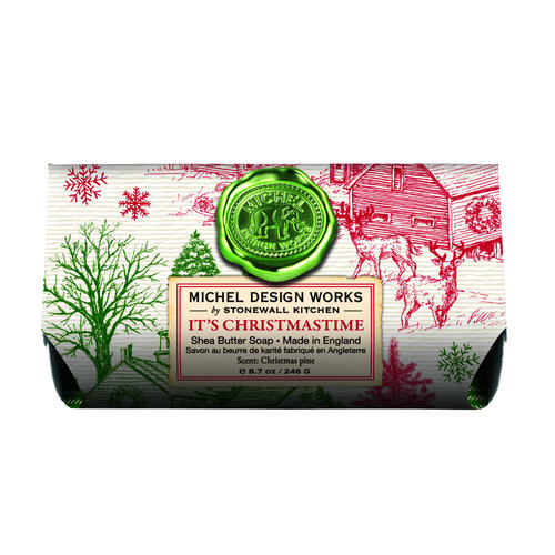 *Large Soap Bar It's Christmastime Michel Design Works