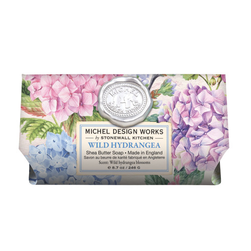 *Large Soap Bar Wild Hydrangea Michel Design Works