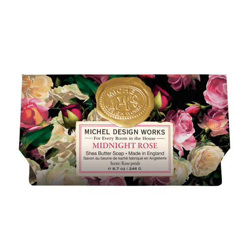 *Large Soap Bar Midnight Rose Michel Design Works