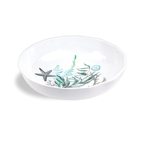 *Melamine Ocean Tide Bistro Bowl Michel Design Works