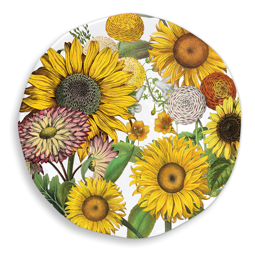 *Melamine Sunflower Platter Large Michel Design Works