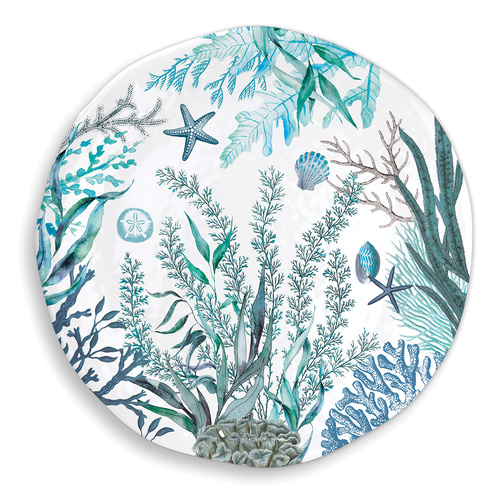 *Melamine Ocean Tide Platter Large Michel Design Works