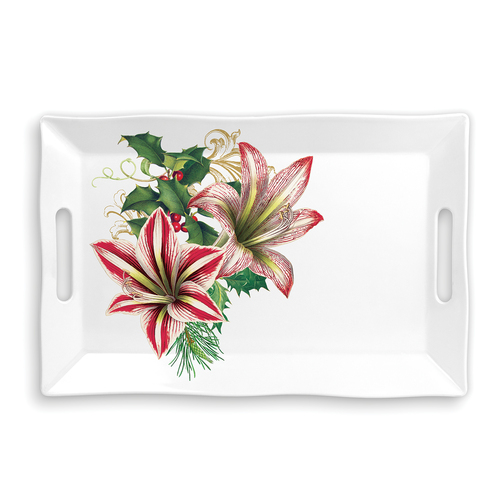 *Melamine Merry Christmas Large Tray Michel Design Works