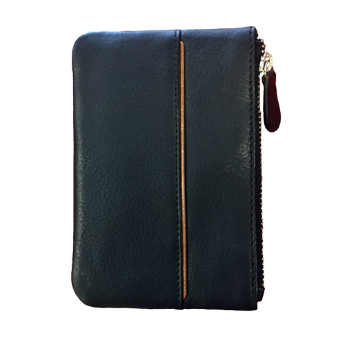 Tod London Black Leather Key Wallet for Large Keys