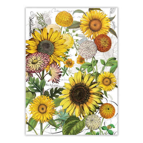 *Teatowel Sunflower Michel Design Works