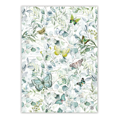 *Teatowel Butterfly Fields Michel Design Works