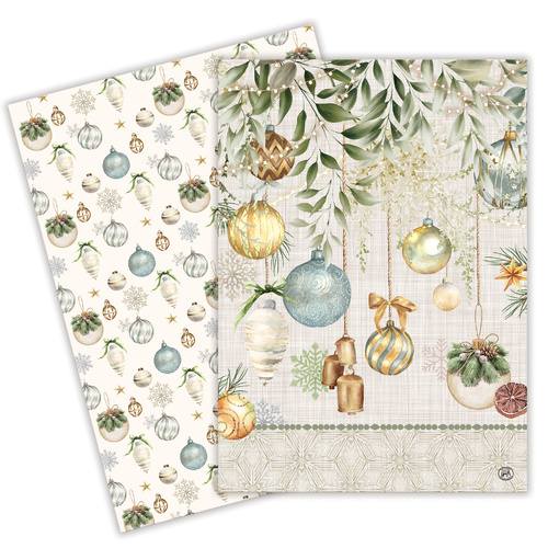 *Teatowels (Set of 2) Peace on Earth Michel Design Works
